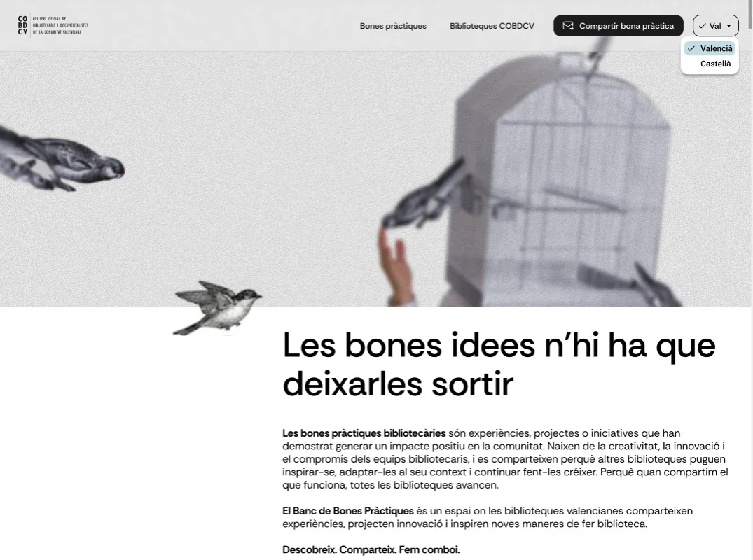 Presentación de la nueva web de Biblioteques Inquietes