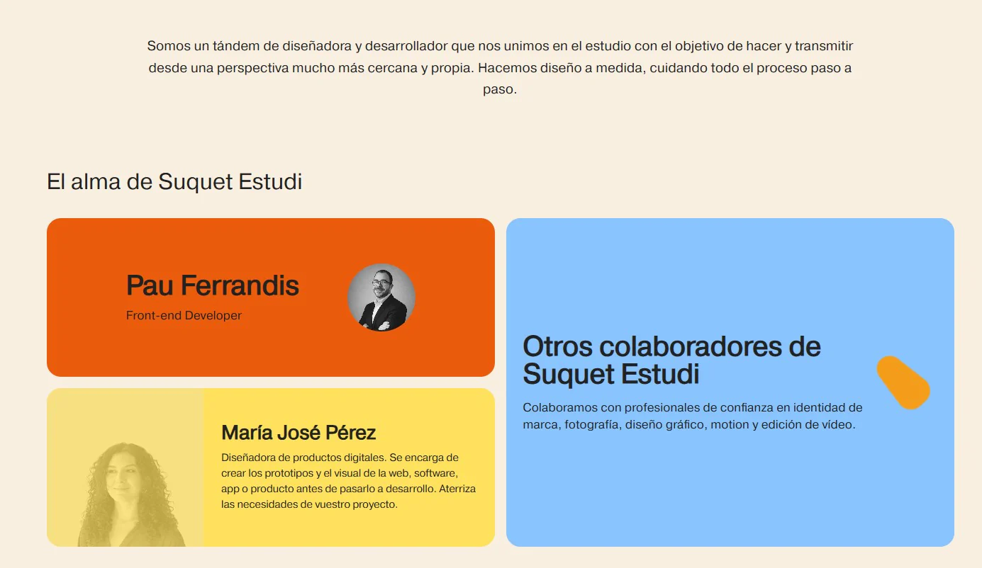 Presentación de la identidad digital de Suquet Estudi